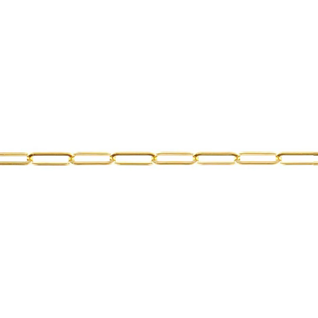 9ct Gold Paperclip Chain