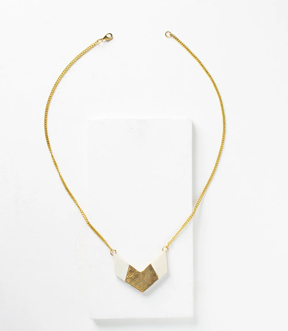 Anika Chevron Necklace