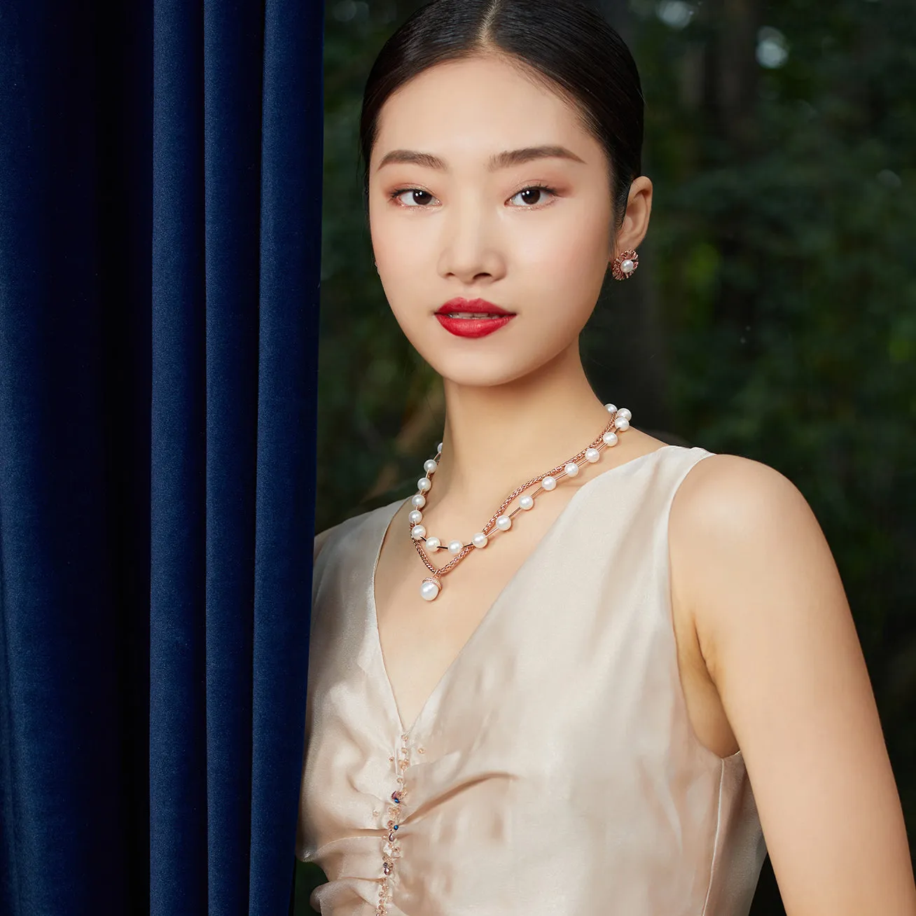 Asian Civilisations Museum Freshwater Pearl Necklace WN00218 | New Yorker Collection