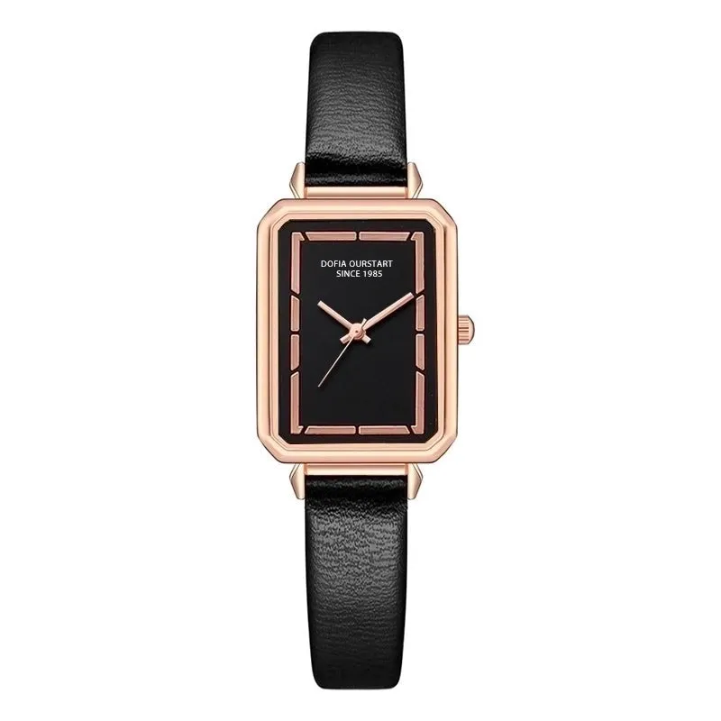 Classic Style Square Buckle Quartz Women's Watches