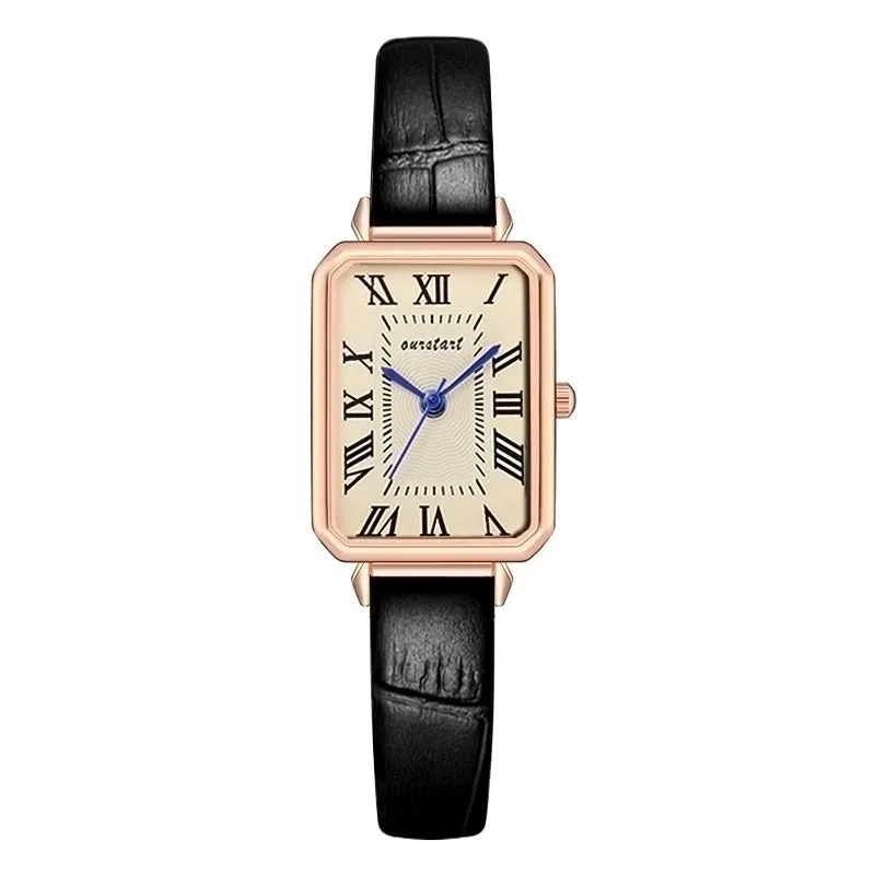 Classic Style Square Buckle Quartz Women's Watches