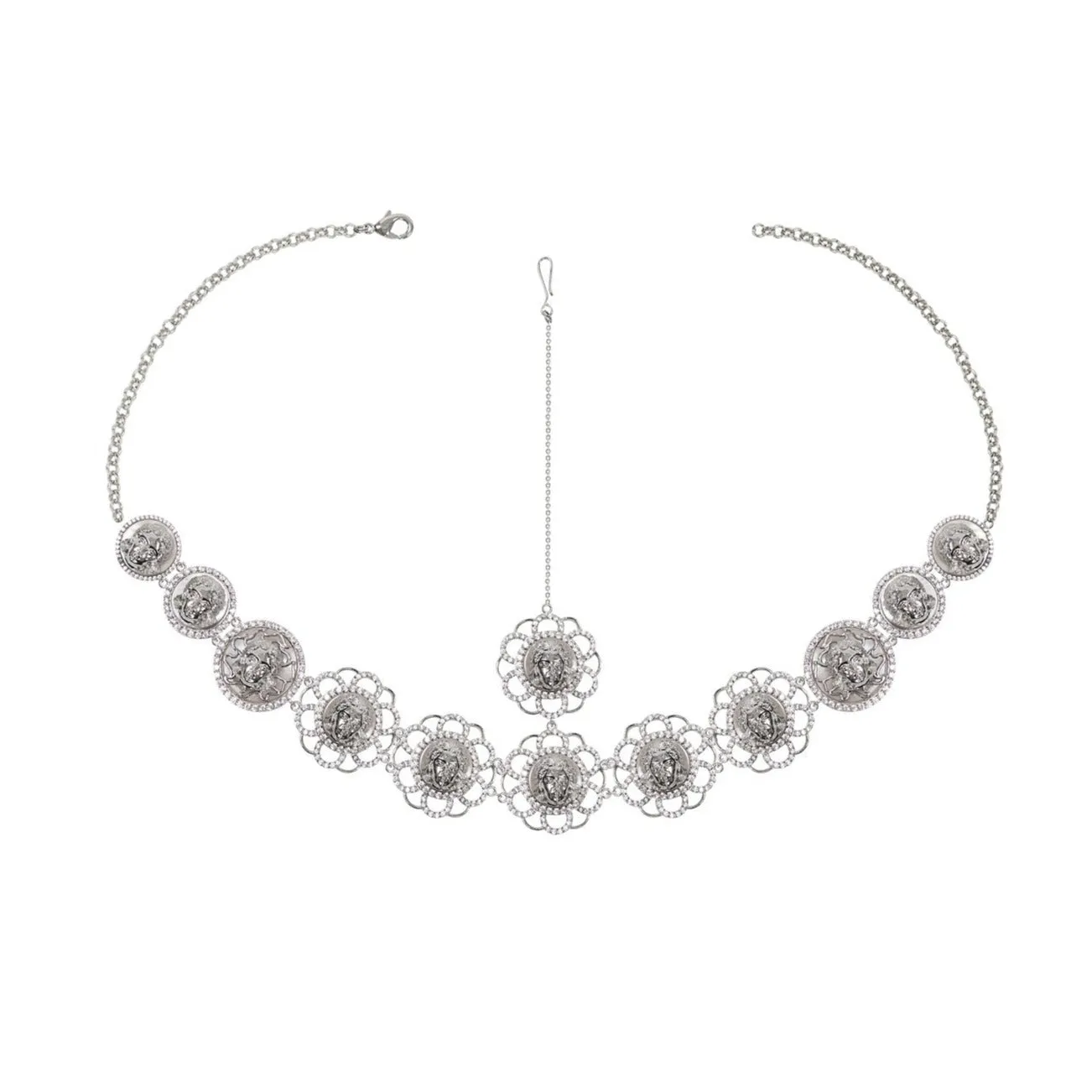 Divinity's Dusk Headpiece - Silver Plated