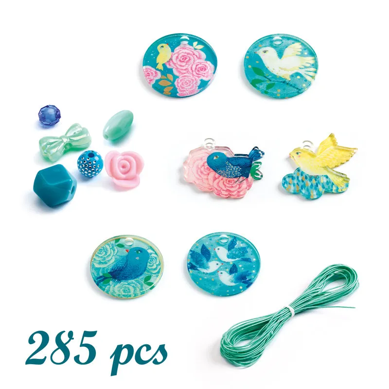Fancy Bird Beads by Djeco