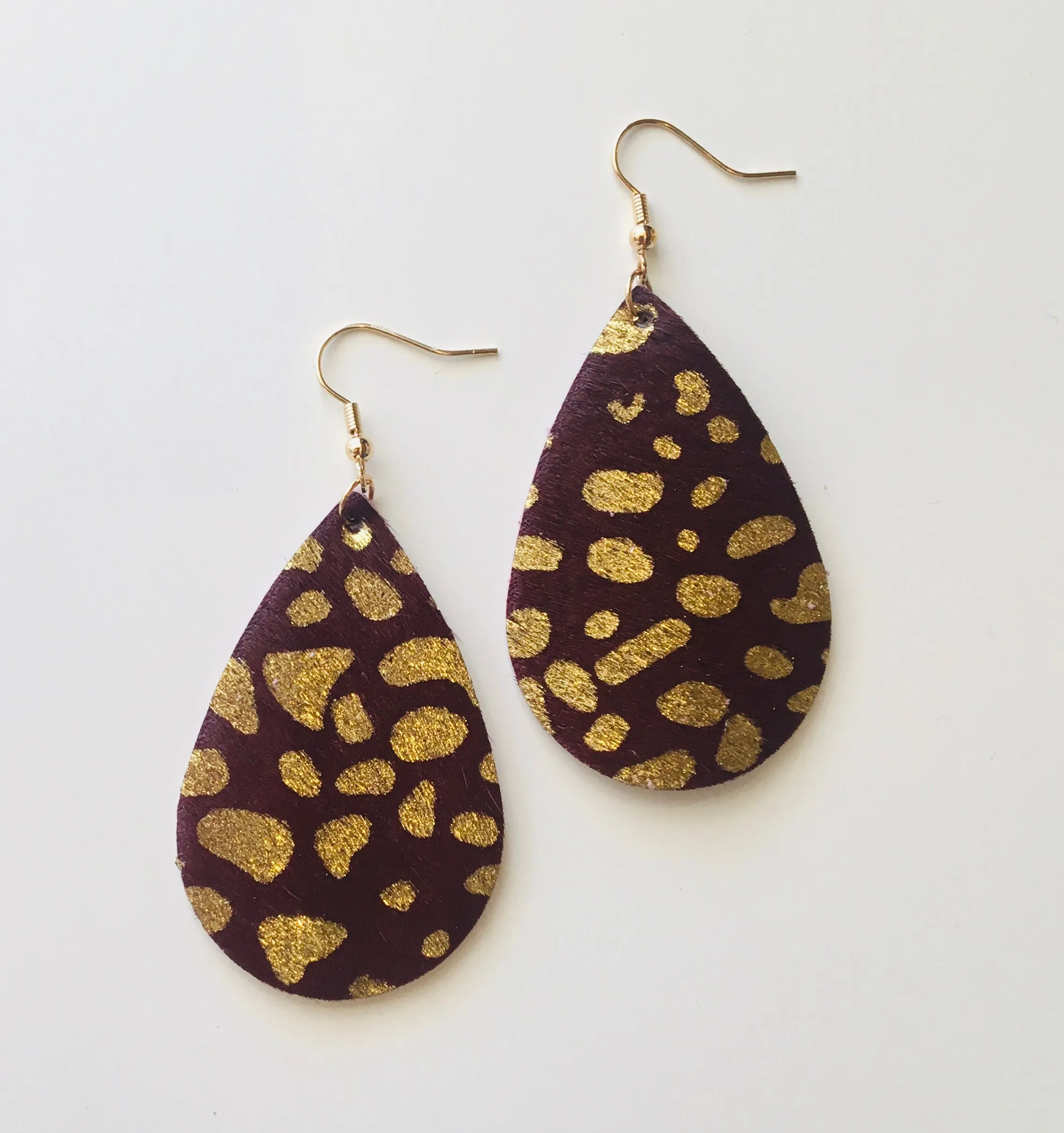 Fun Faux Leather Earring