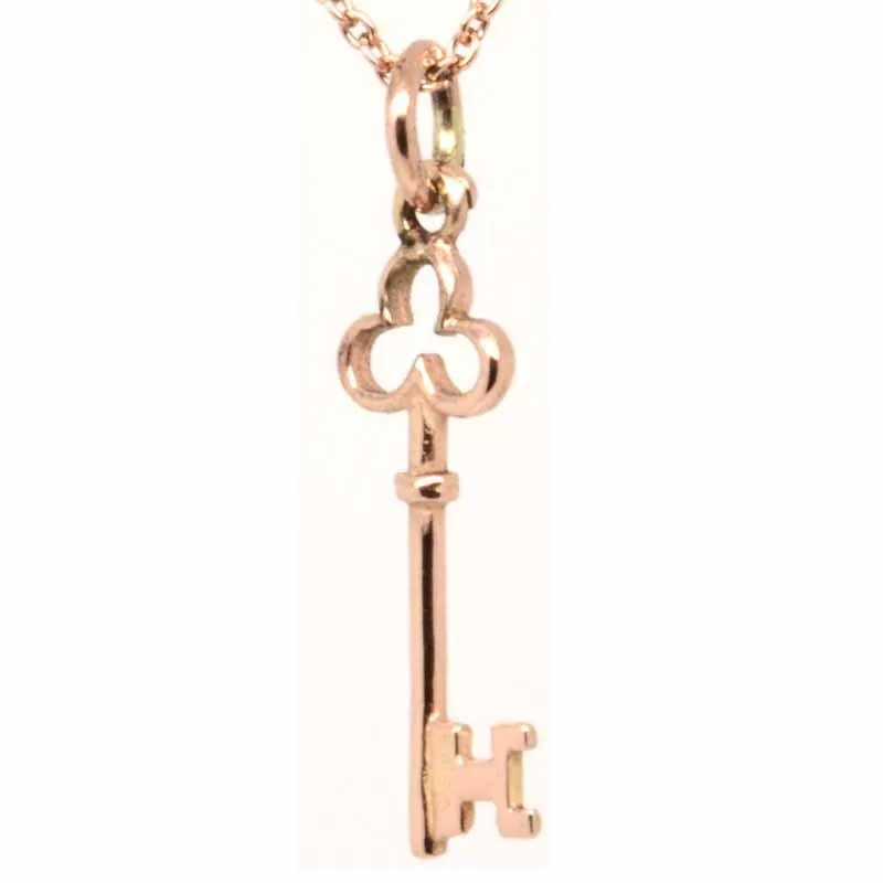 Gold Small Key Charm