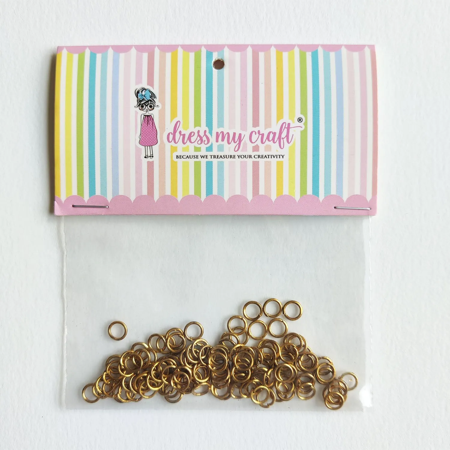 Jump Rings - Golden Antique 7 X 5MM