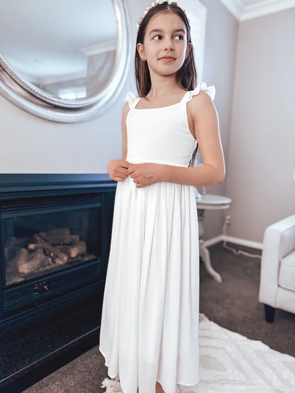 Leilani Girls White Dress