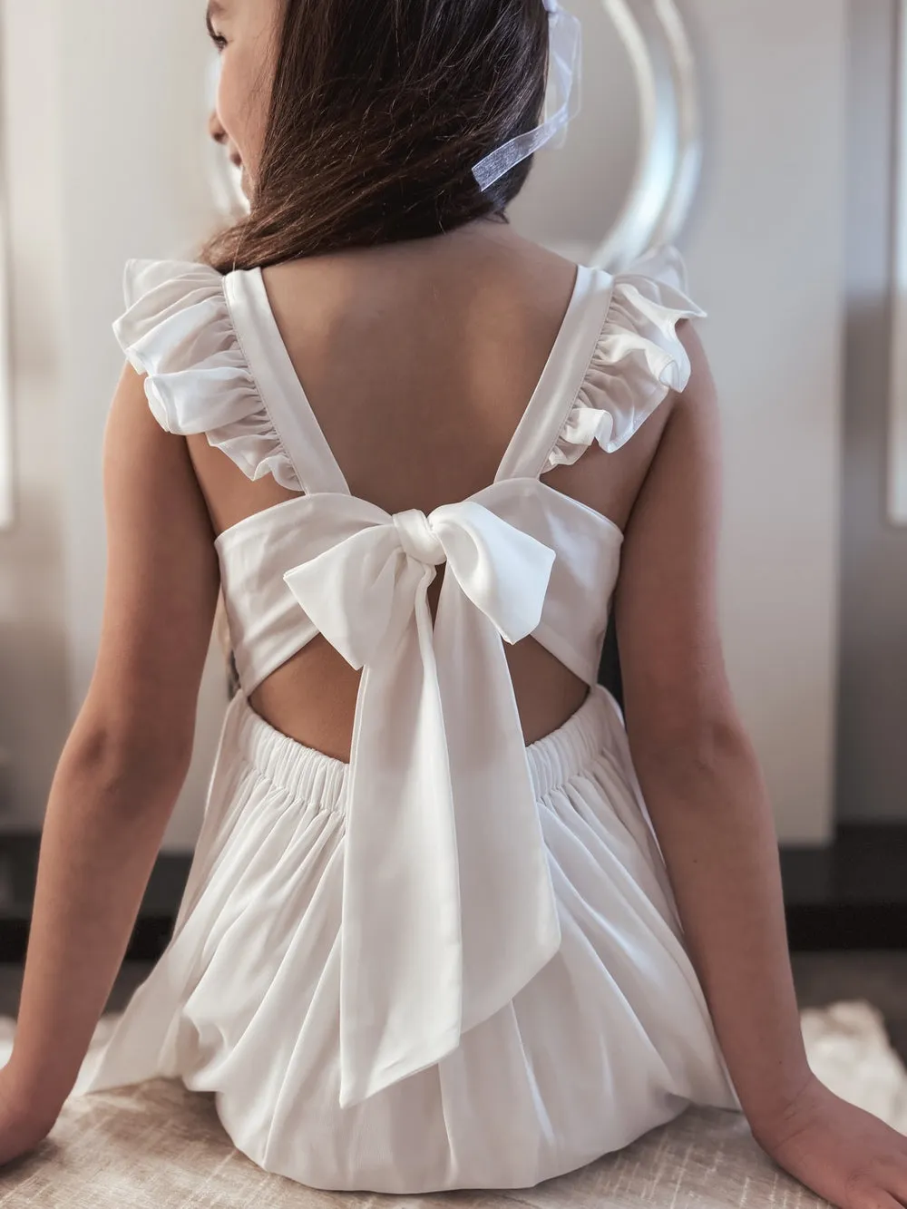 Leilani Girls White Dress