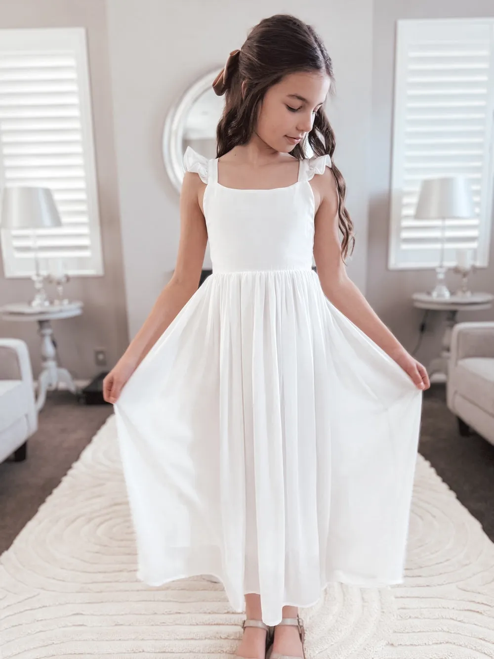 Leilani Girls White Dress