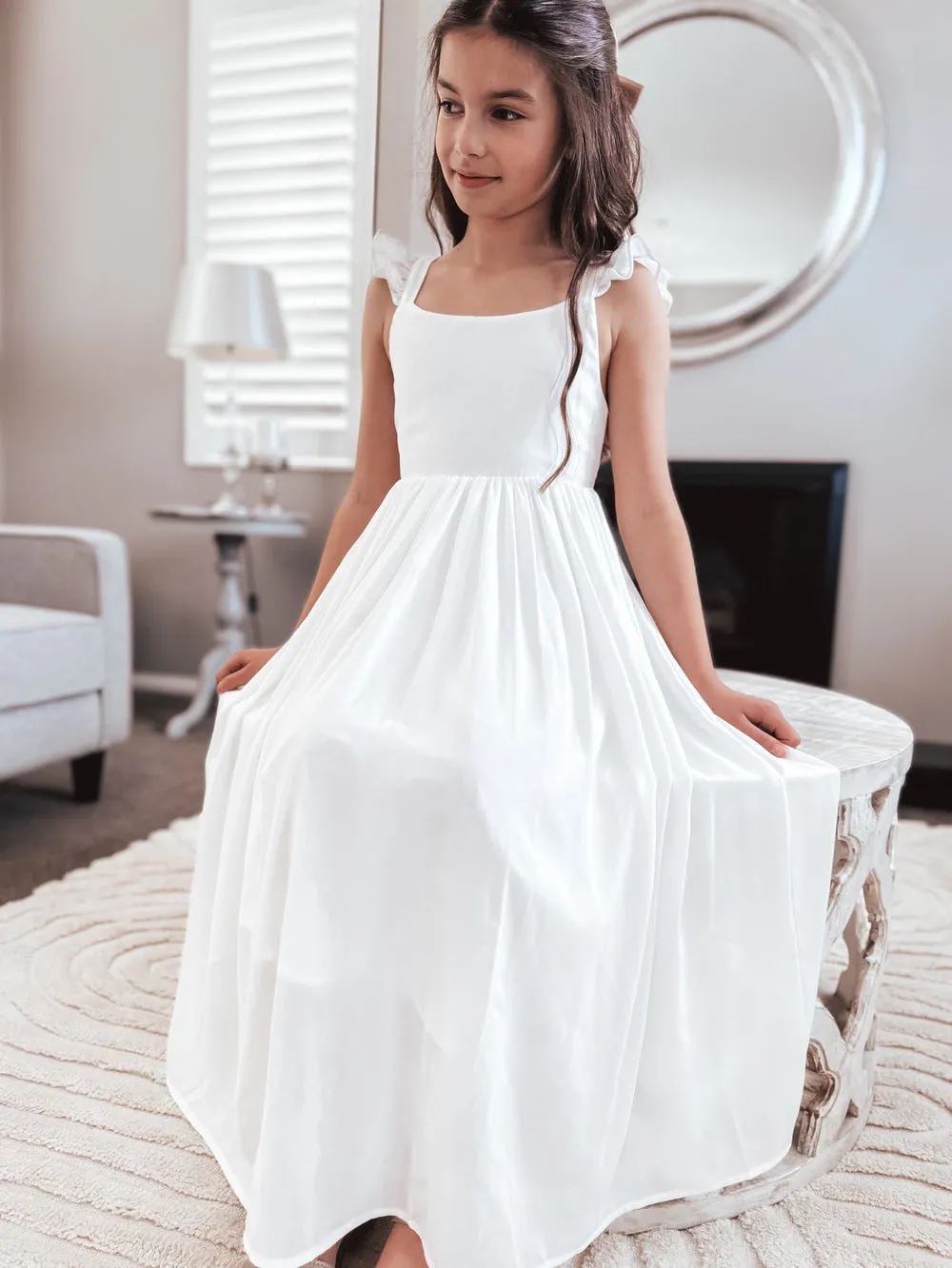 Leilani Girls White Dress