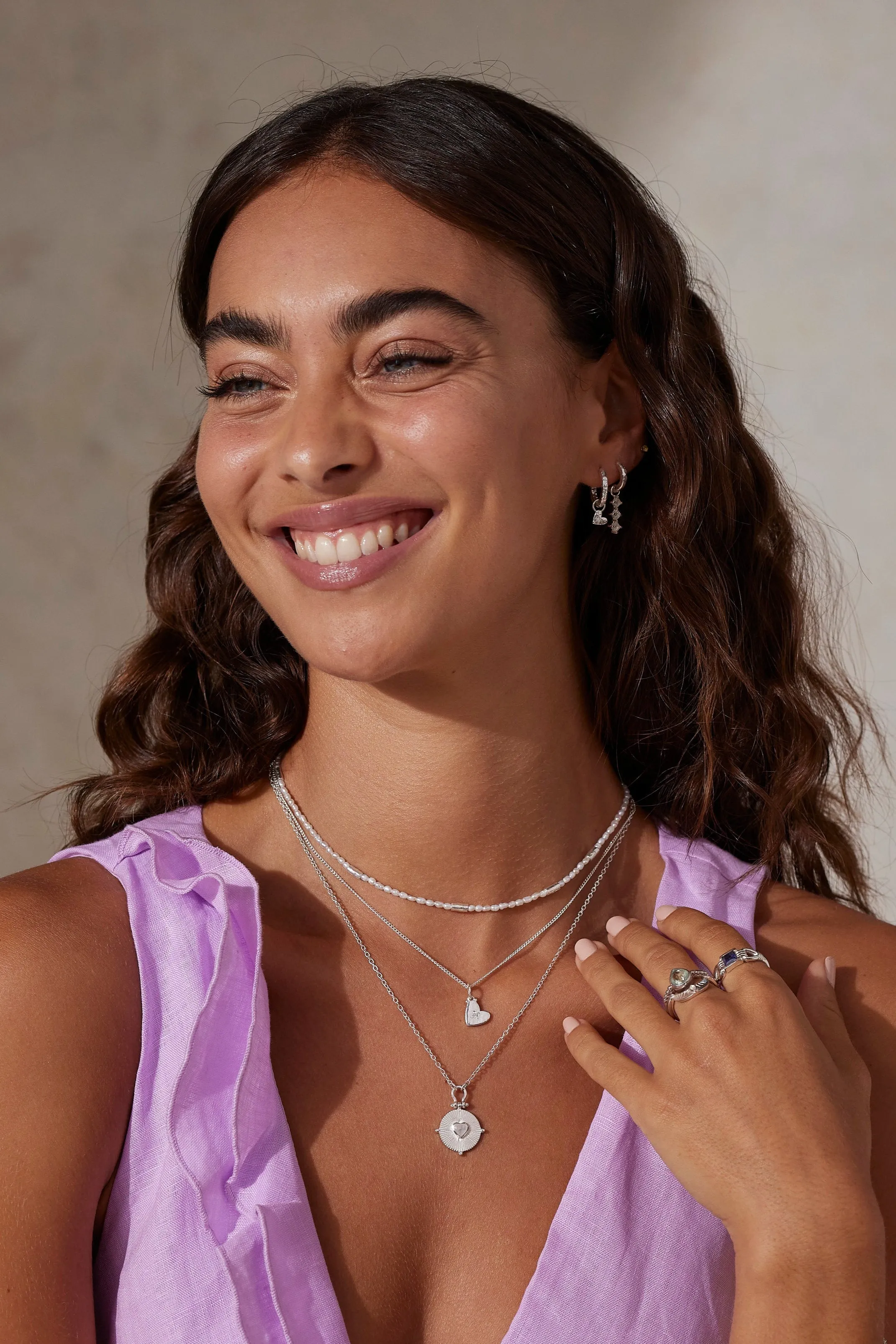 Lover Silver Necklace