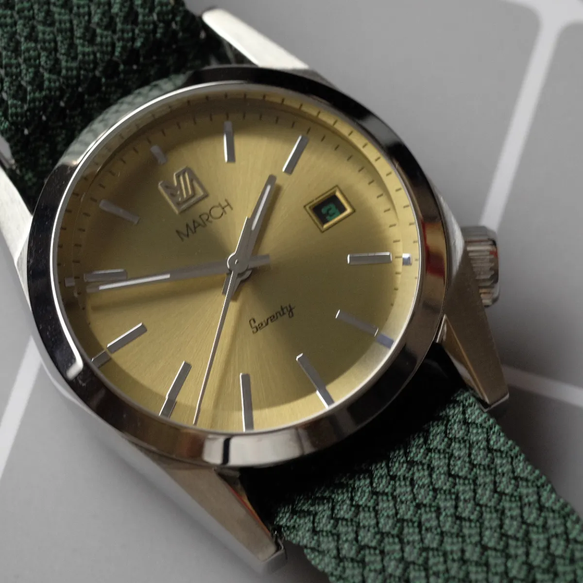 MARCH LA.B Seventy 2 – Gold Dial SS