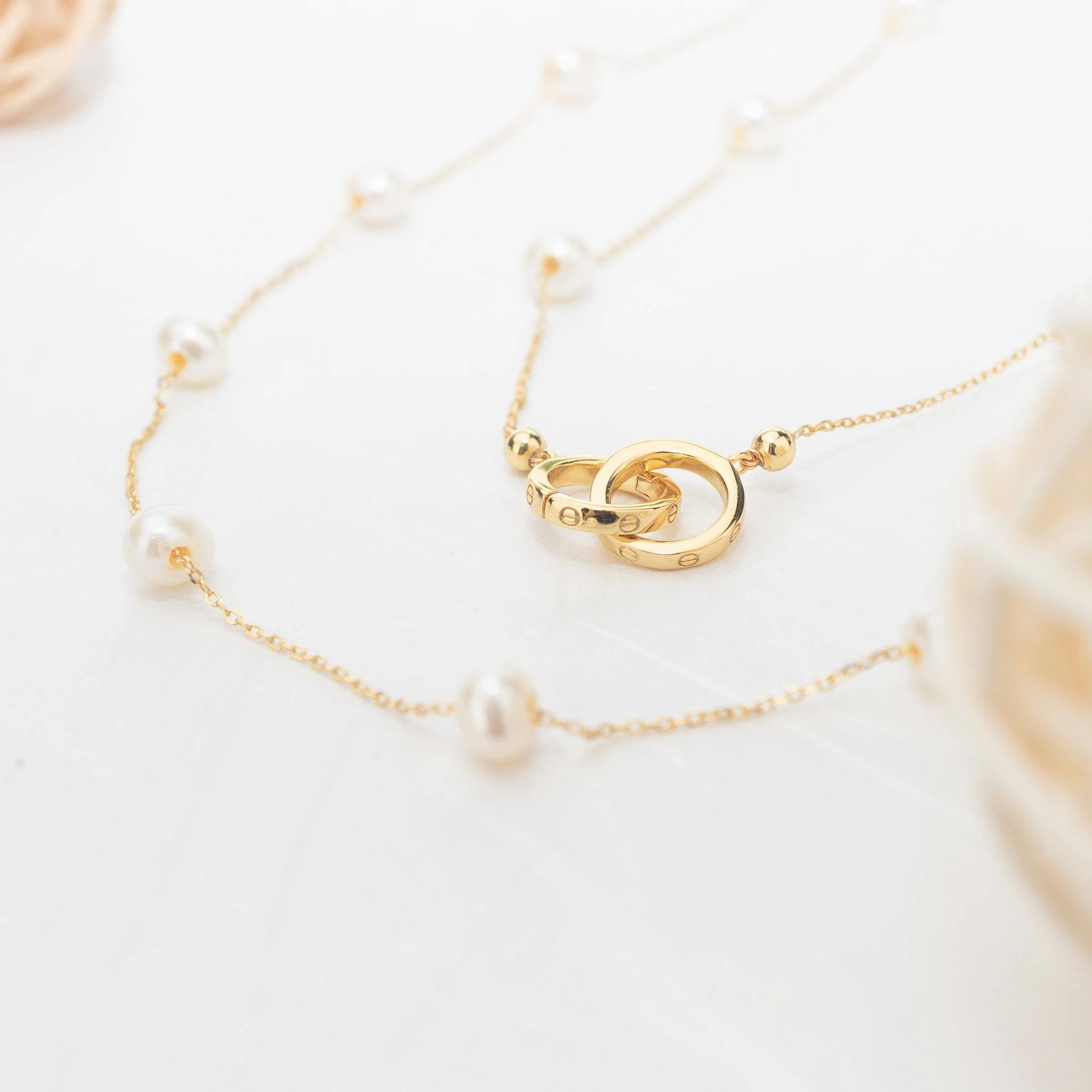 New Yorker Freshwater Pearl 80 cm Multi Style Mask Chain & Necklace WN00681