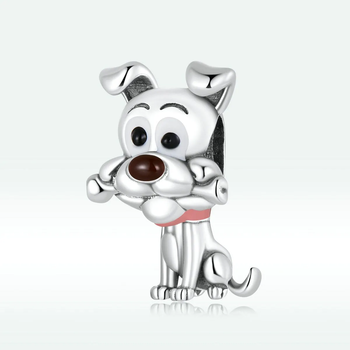 S925 Silver Cute Dog Paw Collection Charm