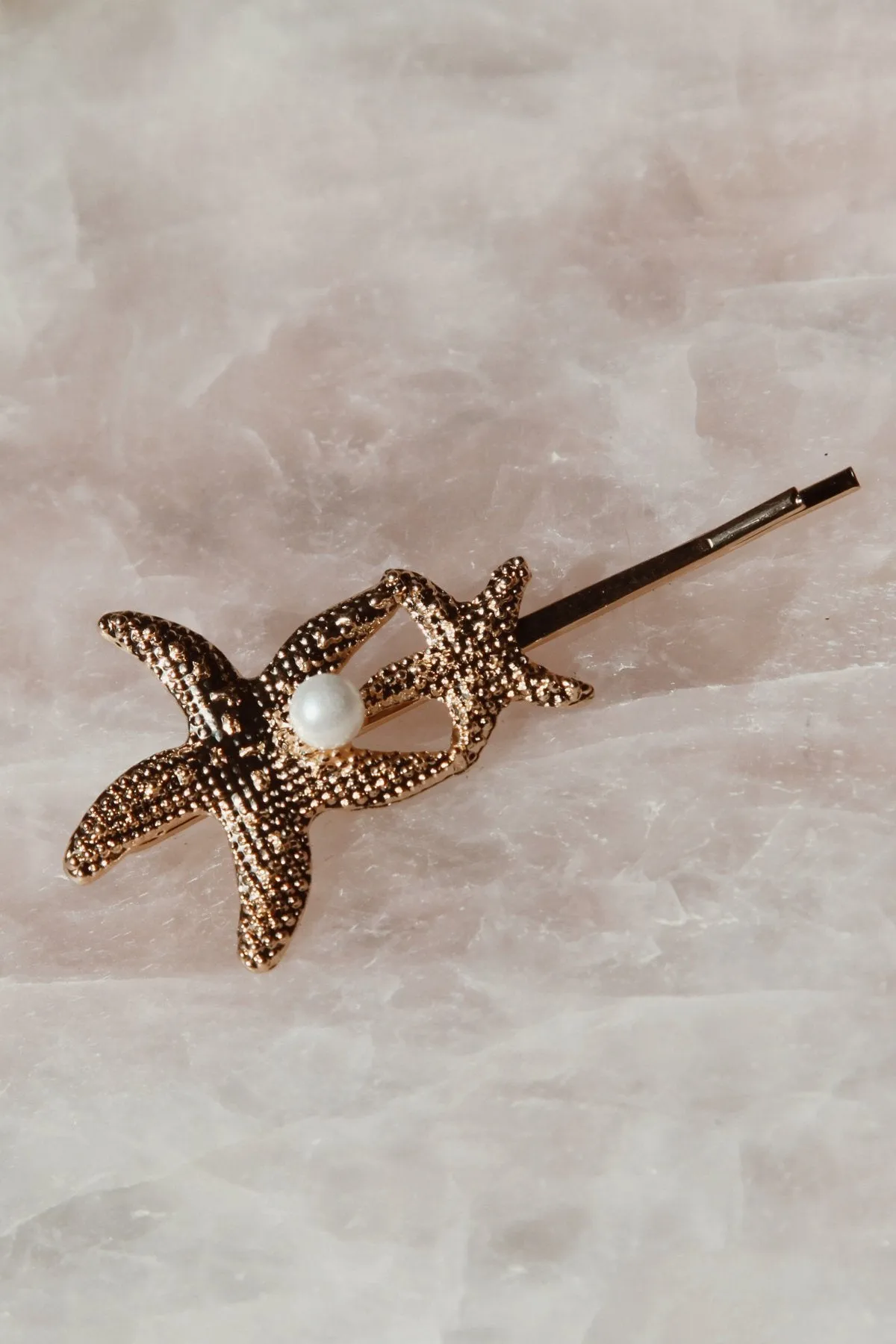 Twin Starfish Bobby Pin