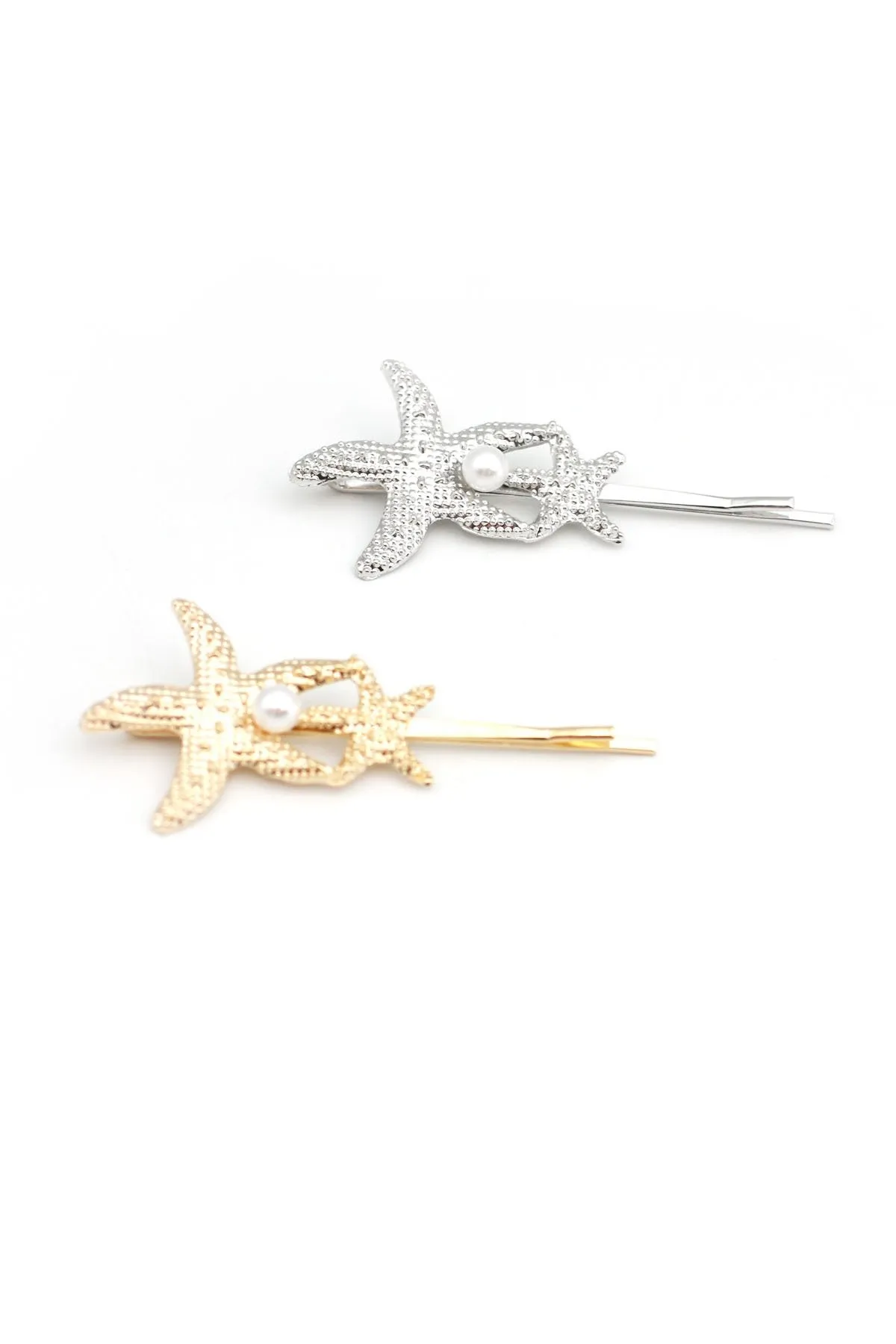 Twin Starfish Bobby Pin